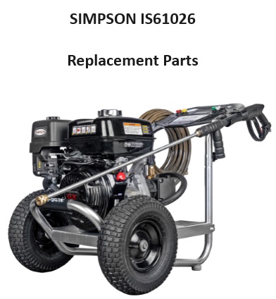SIMPSON IS61026 repair parts